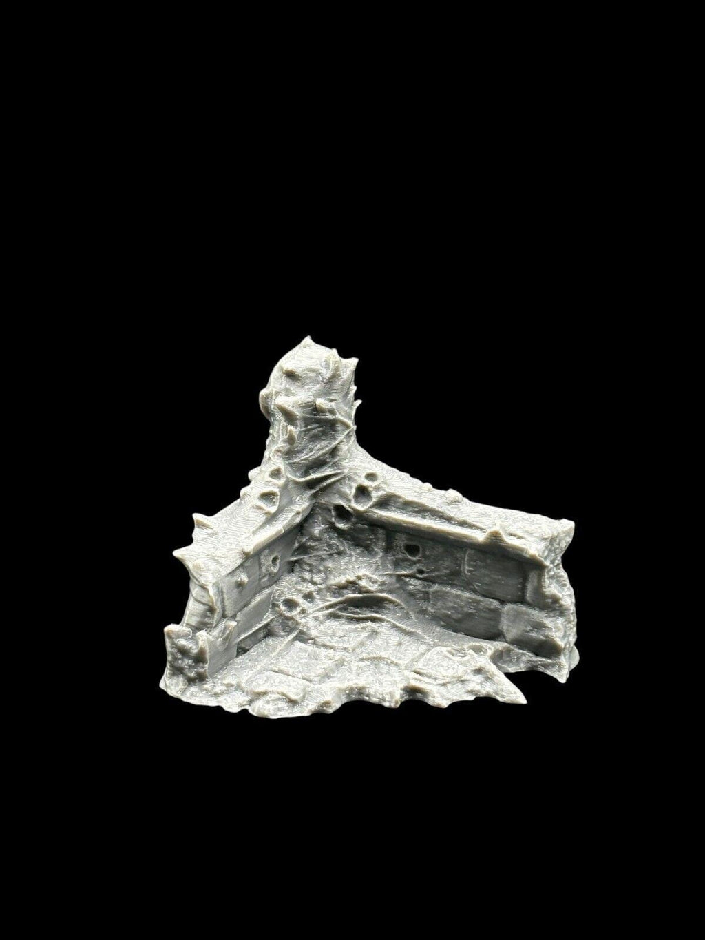 Small Infected Ruins Terrain Sci Fi Tabletop Scenery 3D Printed 3 pcs