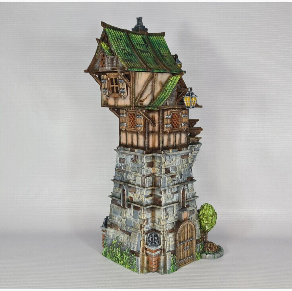 The Green Dragon Tavern 28mm DND Terrain | Tabletop Wargaming Scenery for Warhammer, Frostgrave & RPG | 3D Printed
