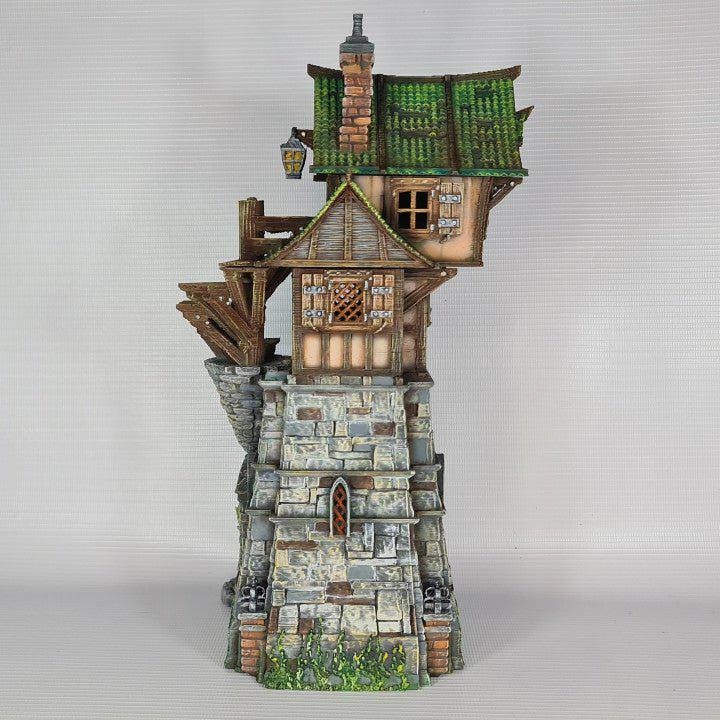 The Green Dragon Tavern 28mm DND Terrain | Tabletop Wargaming Scenery for Warhammer, Frostgrave & RPG | 3D Printed