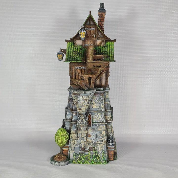 The Green Dragon Tavern 28mm DND Terrain | Tabletop Wargaming Scenery for Warhammer, Frostgrave & RPG | 3D Printed