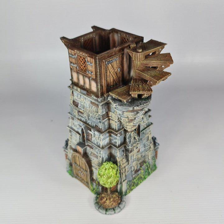 The Green Dragon Tavern 28mm DND Terrain | Tabletop Wargaming Scenery for Warhammer, Frostgrave & RPG | 3D Printed