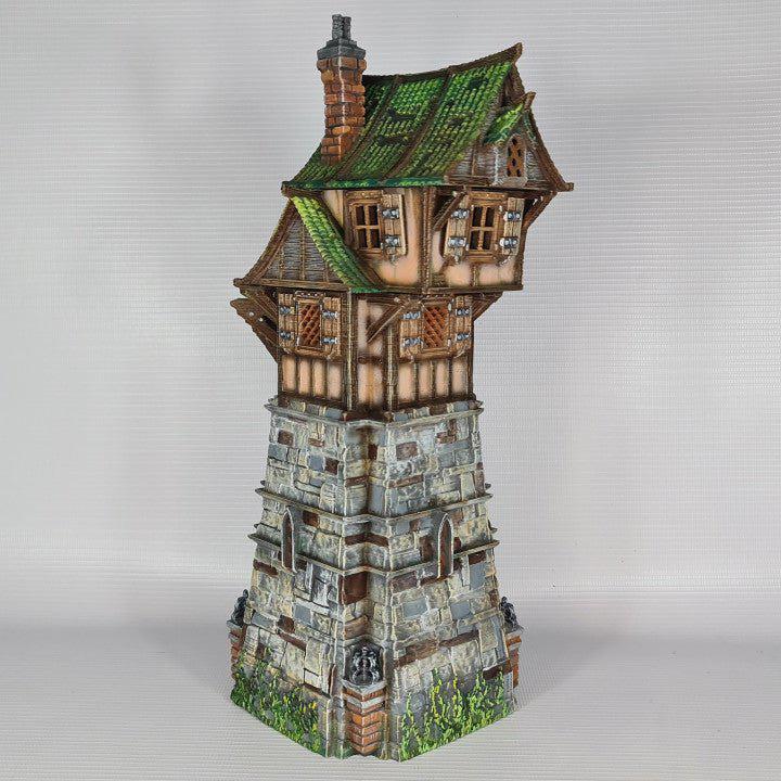 The Green Dragon Tavern 28mm DND Terrain | Tabletop Wargaming Scenery for Warhammer, Frostgrave & RPG | 3D Printed