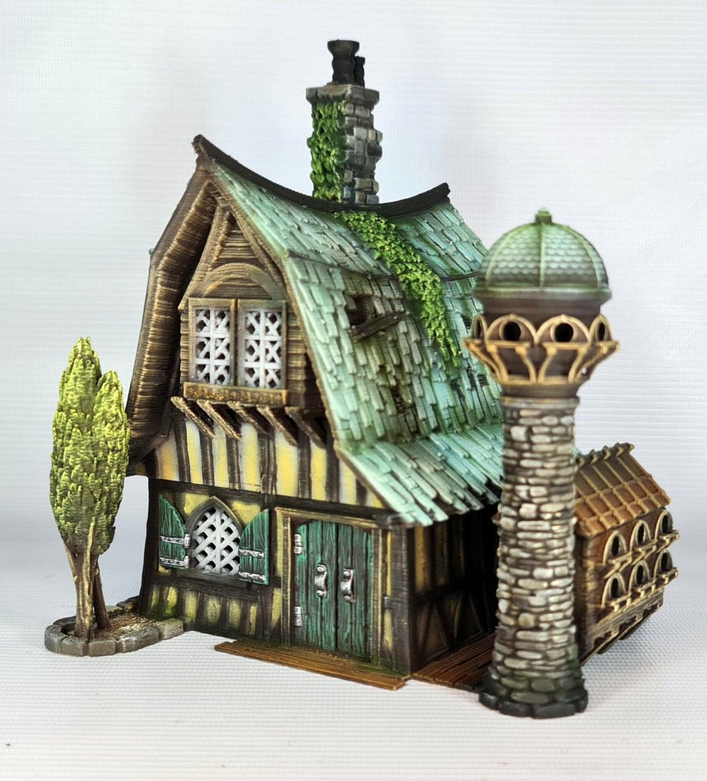 Pigeon Roost Post Office 28mm DND Terrain | Tabletop Wargaming Scenery for Warhammer, Frostgrave & RPG | 3D Printed