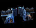 Palisade Gate 28mm DND Terrain | Tabletop Wargaming Siege Scenery for Warhammer, Frostgrave & RPG | 3D Printed