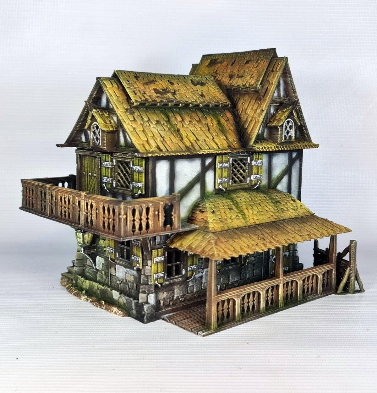 The Marsley Abode 28mm DND Terrain | Tabletop Wargaming Scenery for Warhammer, Frostgrave & RPG | Unpainted 3D Printed