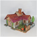 Pumpkin Cottage 28mm DND Terrain | Tabletop Wargaming Scenery for Warhammer, Frostgrave & RPG | Unpainted 3D Printed