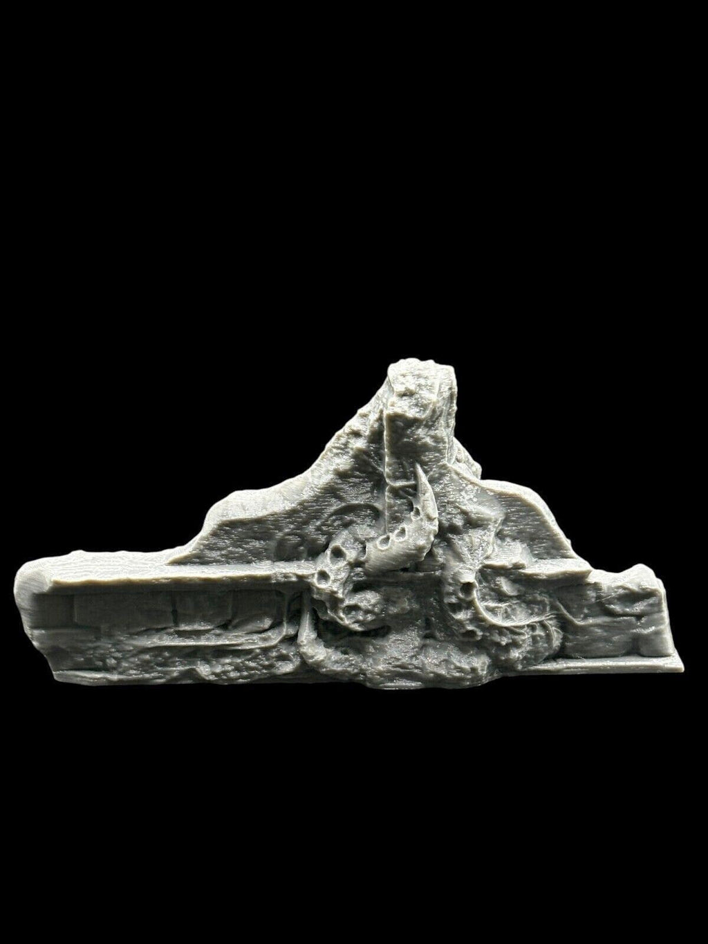 Small Infected Ruins Terrain Sci Fi Tabletop Scenery 3D Printed 3 pcs