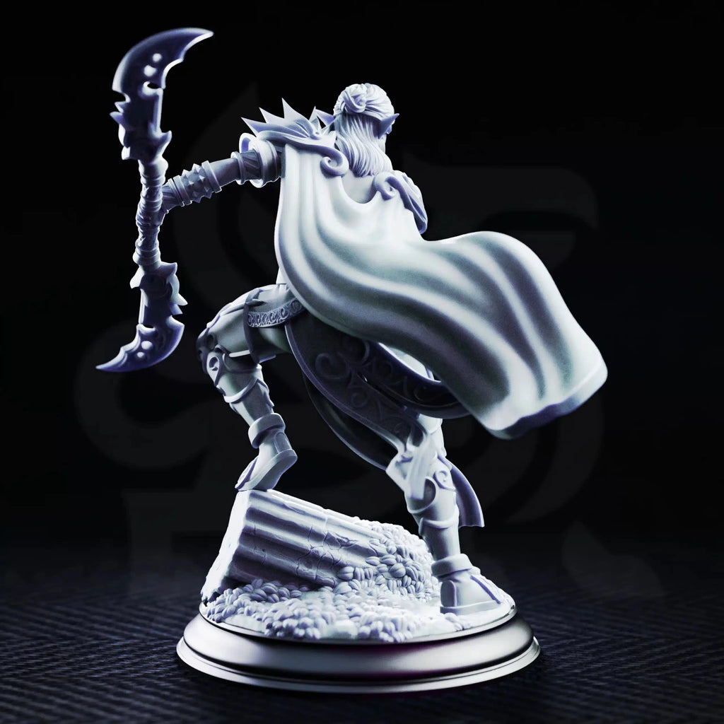 Ilyara Deri – Assassin of the Waning Moon - 3D Printed Rogue Miniature - Just Re-Roll