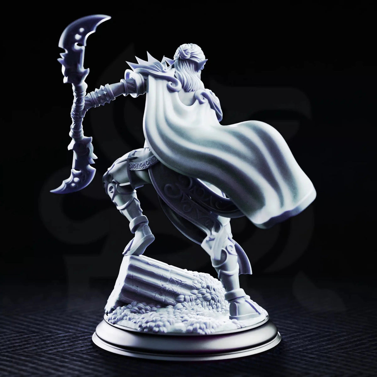 Ilyara Deri – Assassin of the Waning Moon - 3D Printed Rogue Miniature - Just Re-Roll