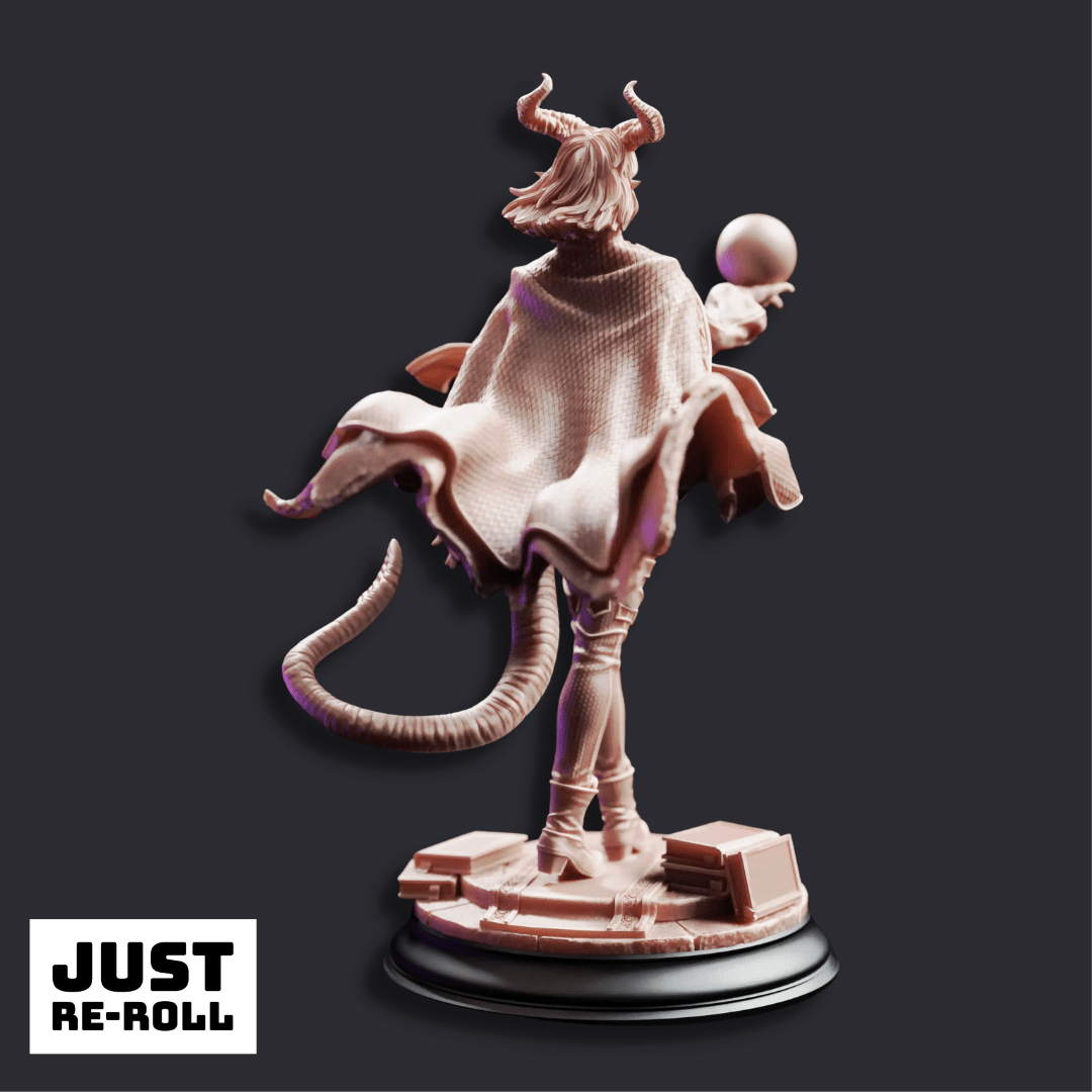Ivy Dupré Student of Enchantment - 3D Printed Sorcerer Miniature - Just Re-Roll