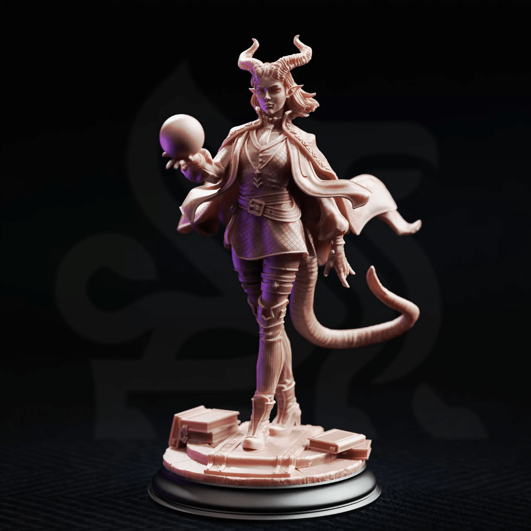 Ivy Dupré Student of Enchantment - 3D Printed Sorcerer Miniature - Just Re-Roll