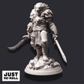 Kiz Ai’er – The Lionheart - 3D Printed Barbarian Miniature - Just Re-Roll