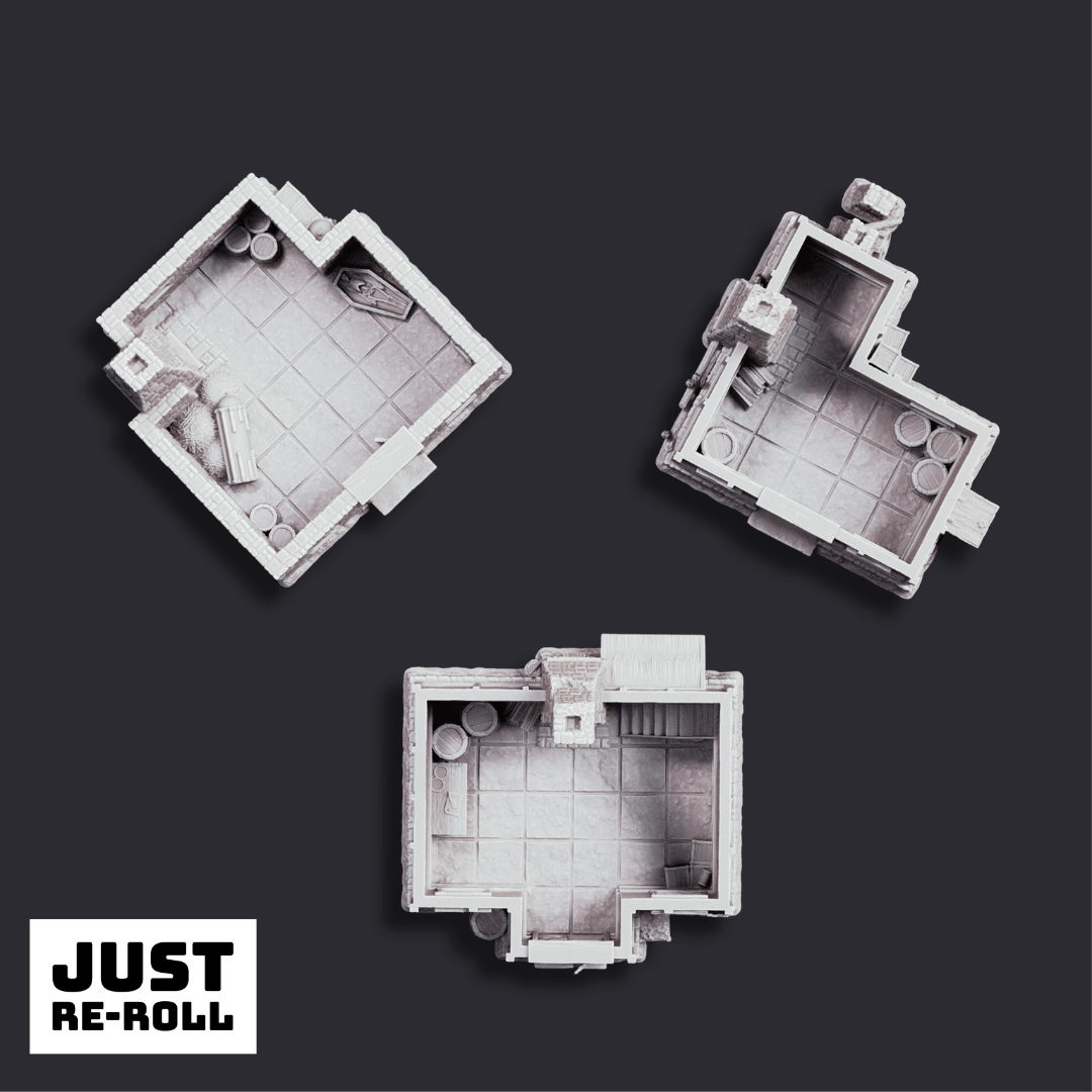 Limlight Plagued Village - 3D Printed Terrain - Just Re-Roll