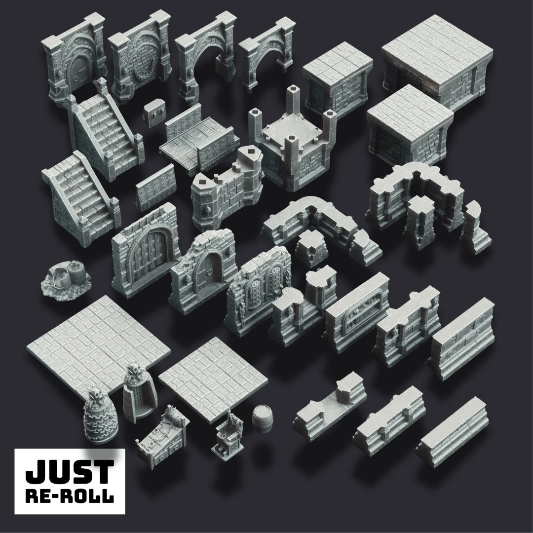 Lion’s Den Citadel – 3D Printed Terrain - Just Re-Roll