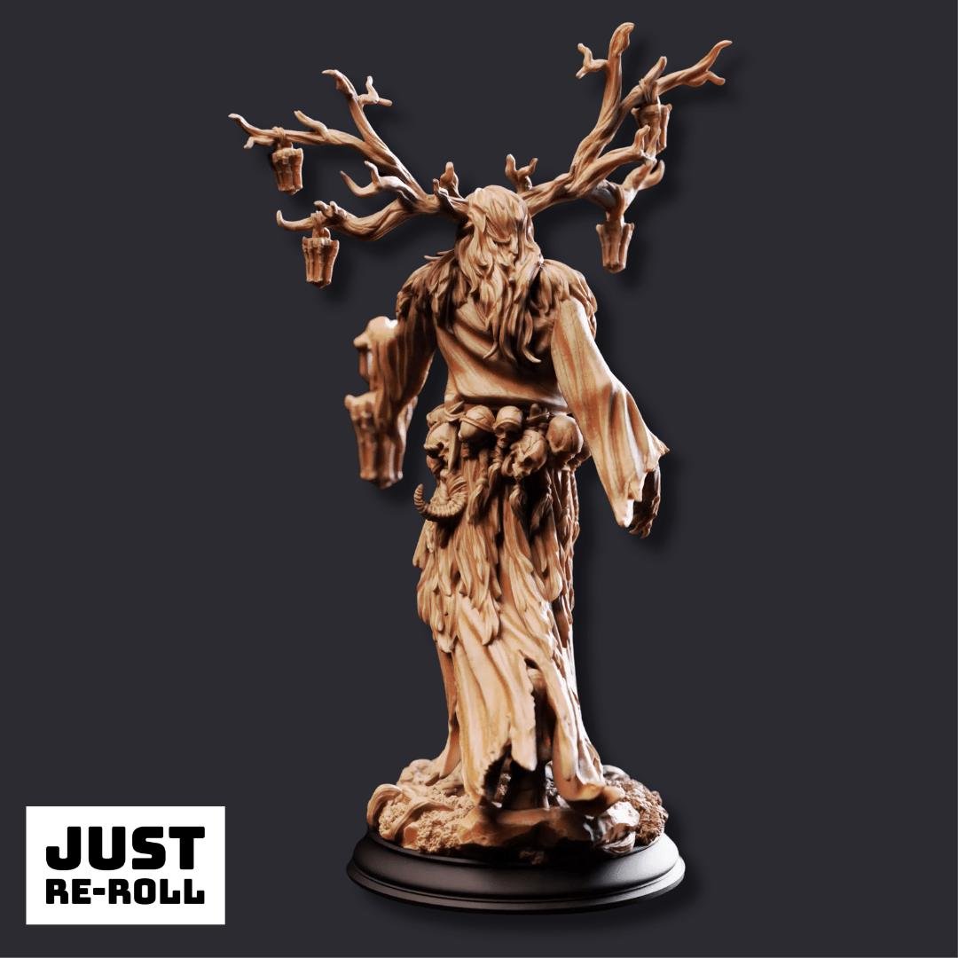 Lykteholder Elderwood Draugr - 3D Printed Monster Miniature - Just Re - Roll