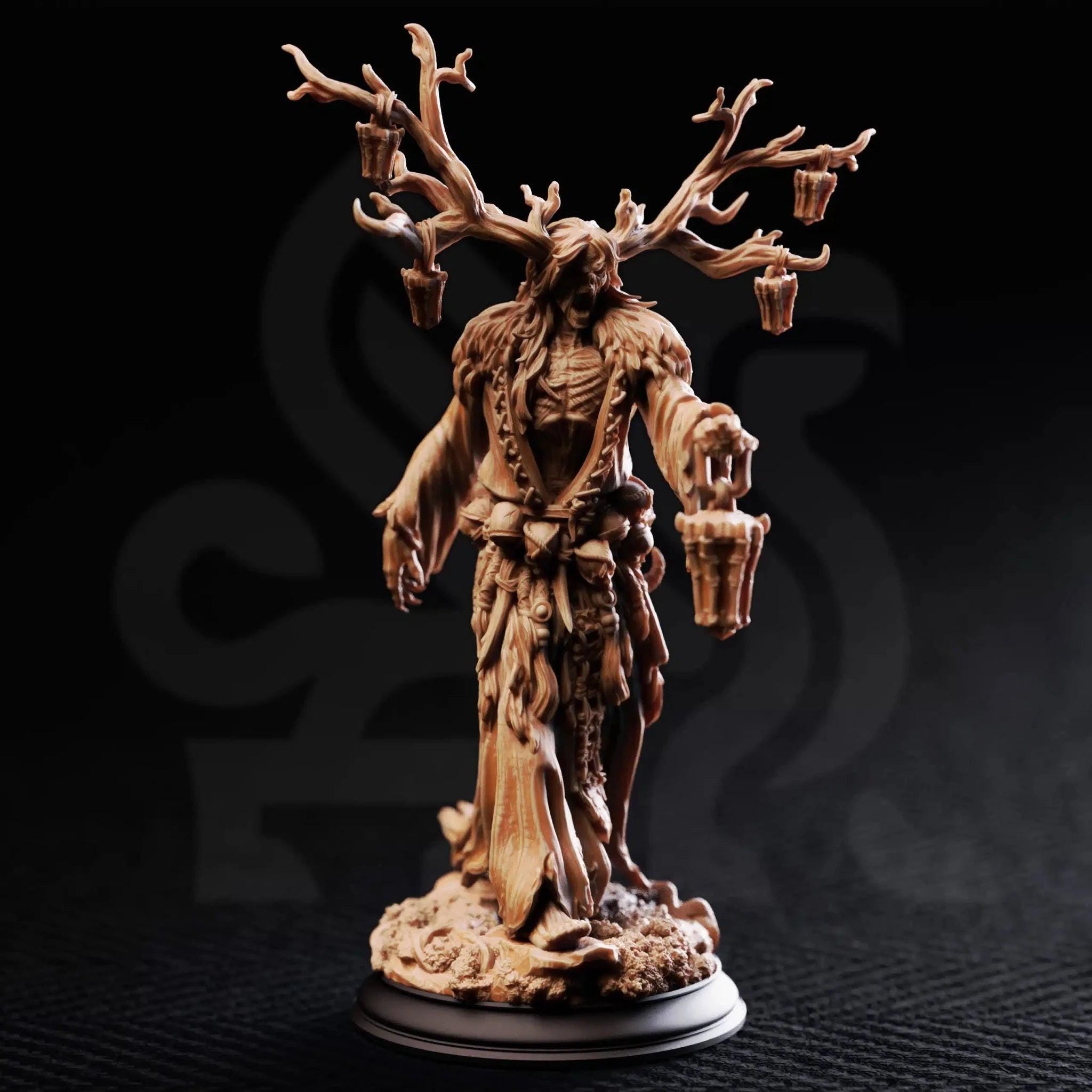 Lykteholder Elderwood Draugr - 3D Printed Monster Miniature - Just Re - Roll