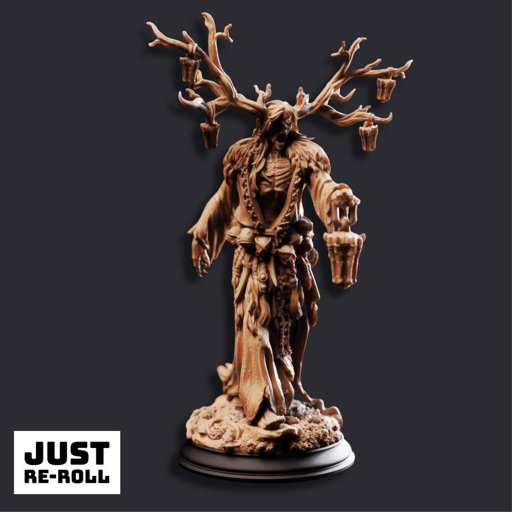 Lykteholder Elderwood Draugr - 3D Printed Monster Miniature - Just Re - Roll