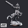 Magnus the Hateful Centaur Warboss - 3D Printed Monster Miniature - Just Re-Roll