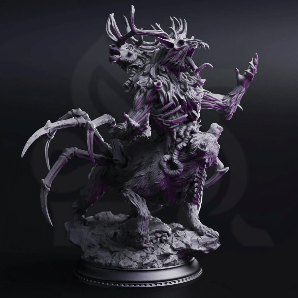 Mantharak The Forlorn Monstrosity - 3D Printed Monster Miniature - Just Re - Roll
