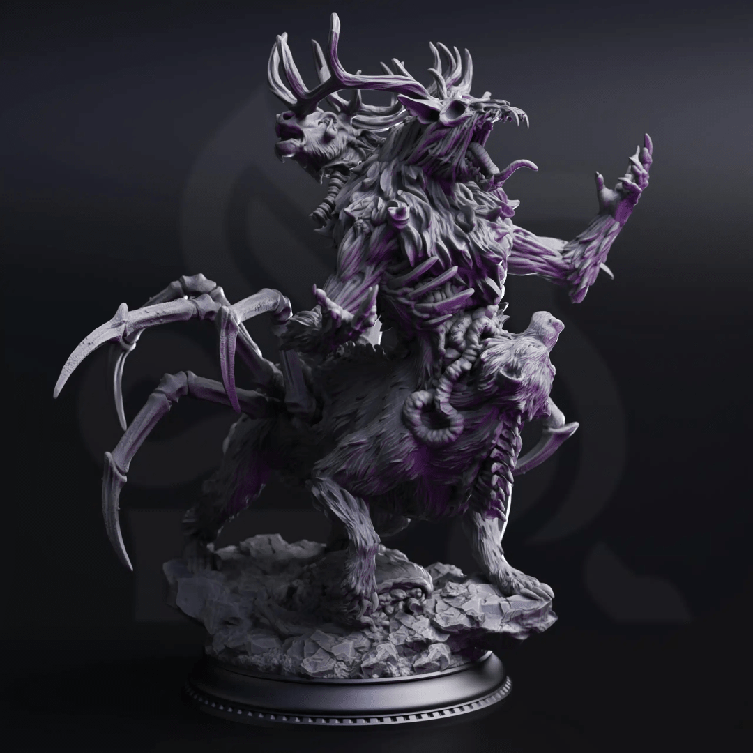 Mantharak The Forlorn Monstrosity - 3D Printed Monster Miniature - Just Re - Roll