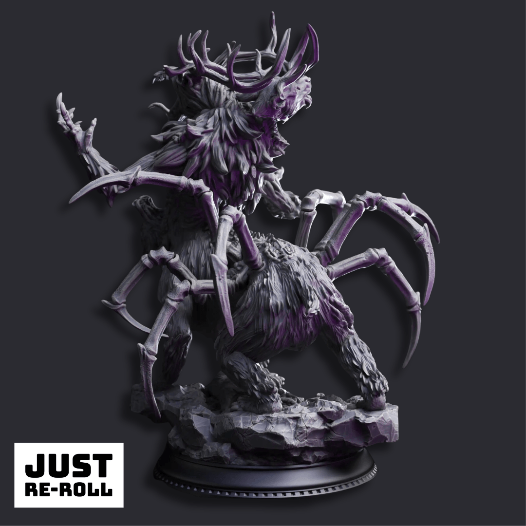 Mantharak The Forlorn Monstrosity - 3D Printed Monster Miniature - Just Re - Roll