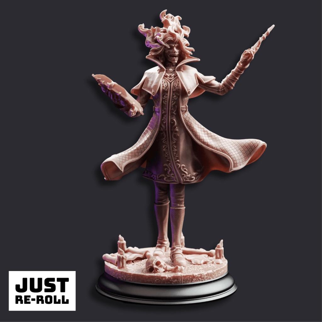 Margaux Delecour Headmistress - 3D Printed Warlock Miniature - Just Re-Roll