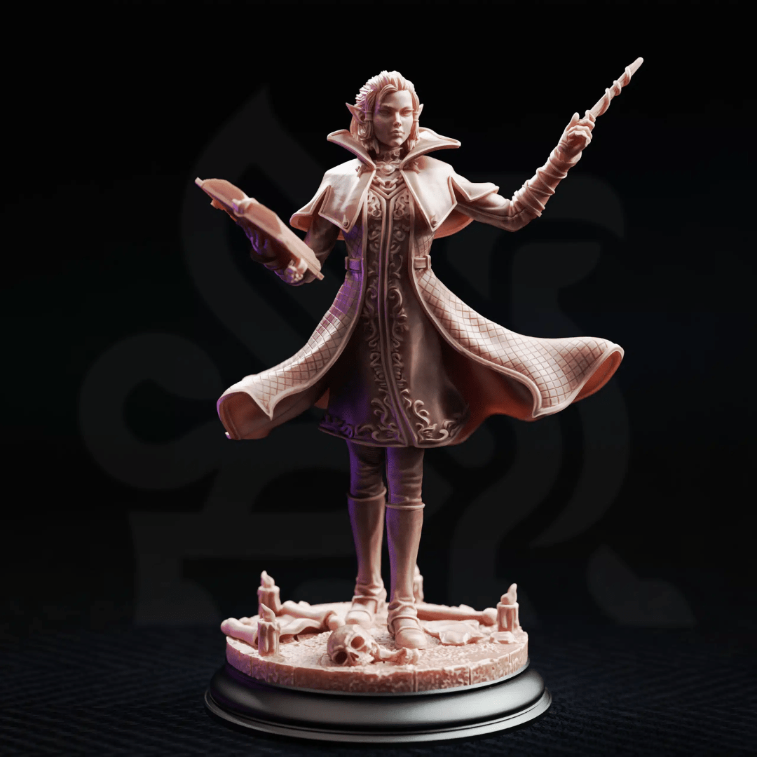 Margaux Delecour Headmistress - 3D Printed Warlock Miniature - Just Re-Roll