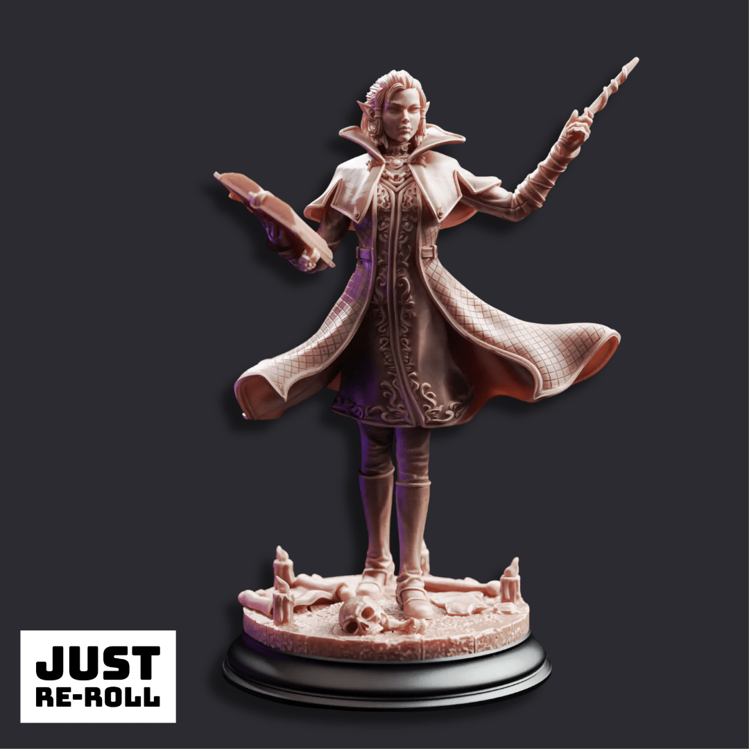 Margaux Delecour Headmistress - 3D Printed Warlock Miniature - Just Re-Roll