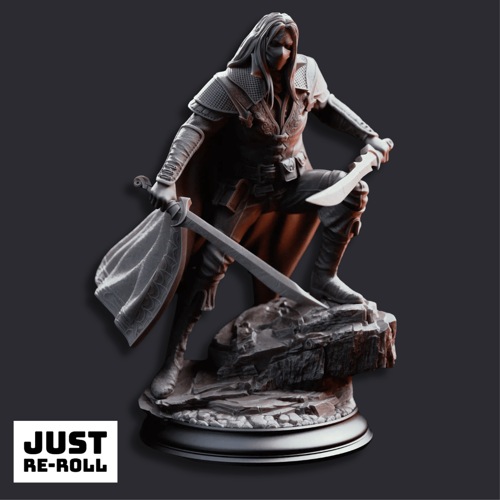 Mayor Severin Linhardt Retired Hexhunter - 3D Printed Hexhunter Miniature - Just Re-Roll