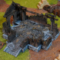Mead Hall Ruin - 28mm Tabletop Terrain for Epic Adventures