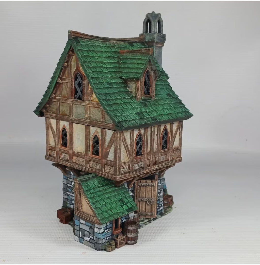 Vinesdale House – 28mm Fantasy Tabletop Terrain, Unpainted