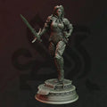 Mina Strauss – Vampiric Duelist - 3D Printed Fighter Miniature - Just Re-Roll