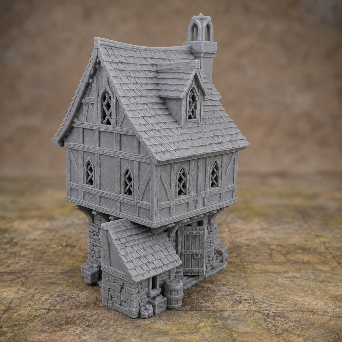 Vinesdale House – 28mm Fantasy Tabletop Terrain, Unpainted