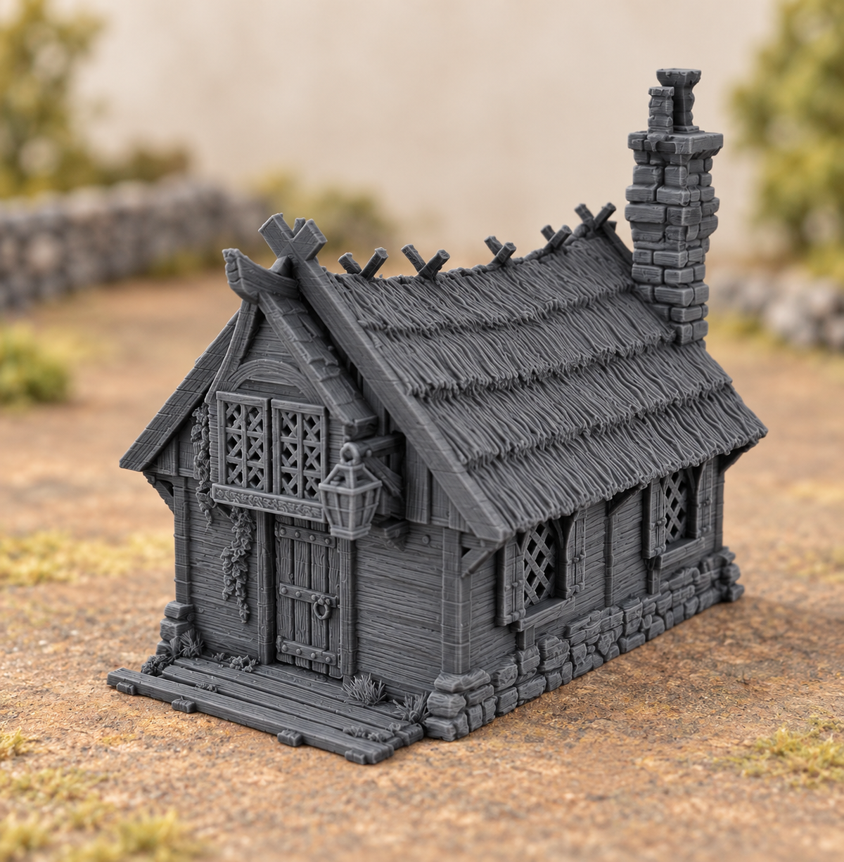 Cottage – 28mm Fantasy Tabletop Terrain, Unpainted