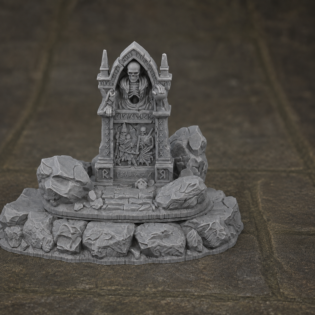 Tomb of the Barrow Wright – 28mm Fantasy Terrain, Unpainted