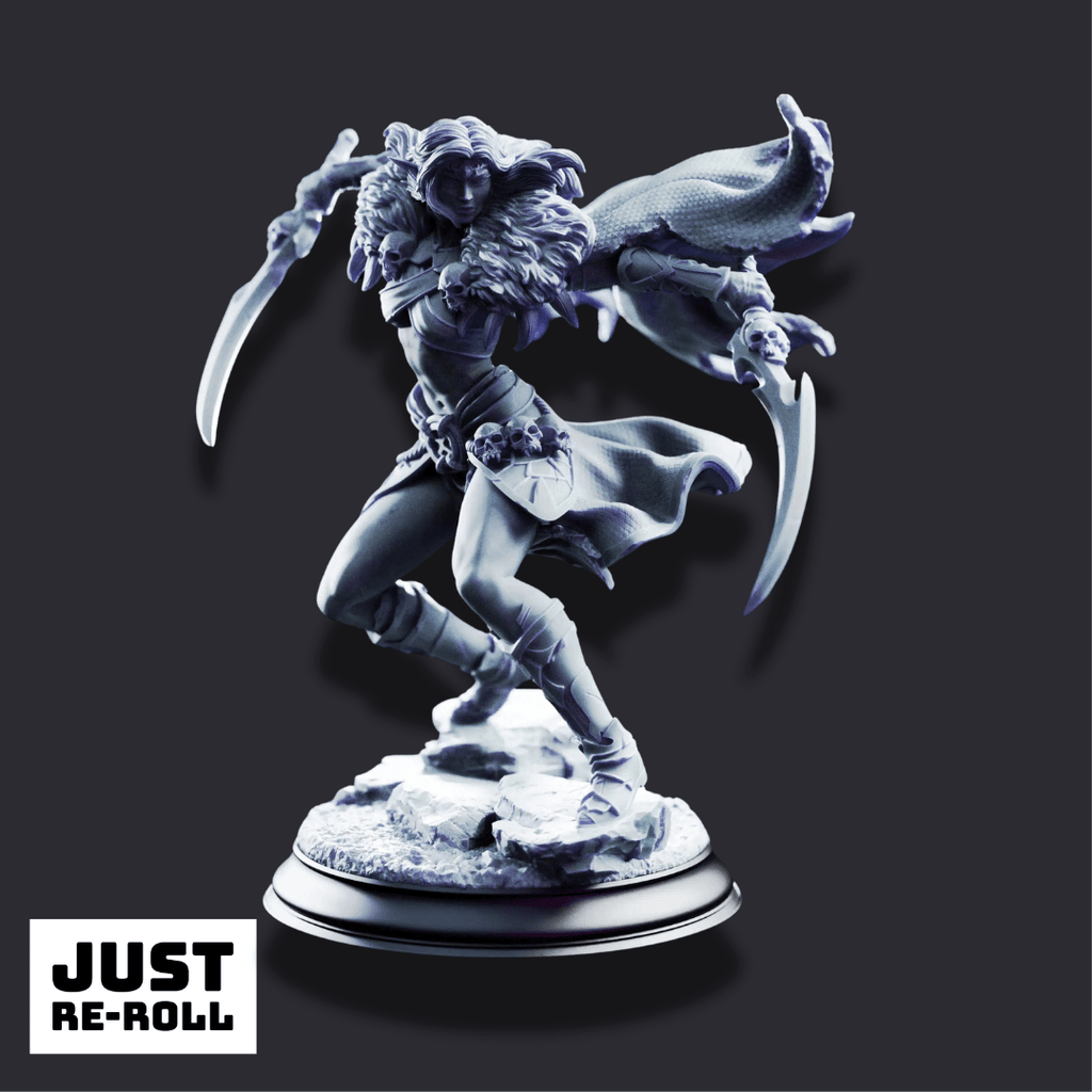 Nara’zin – Irinax’s Fangs - 3D Printed Rogue Miniature - Just Re-Roll
