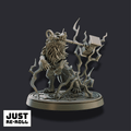 Nordic Wolf – 3D Printed Fantasy Beast Miniature - Just Re - Roll