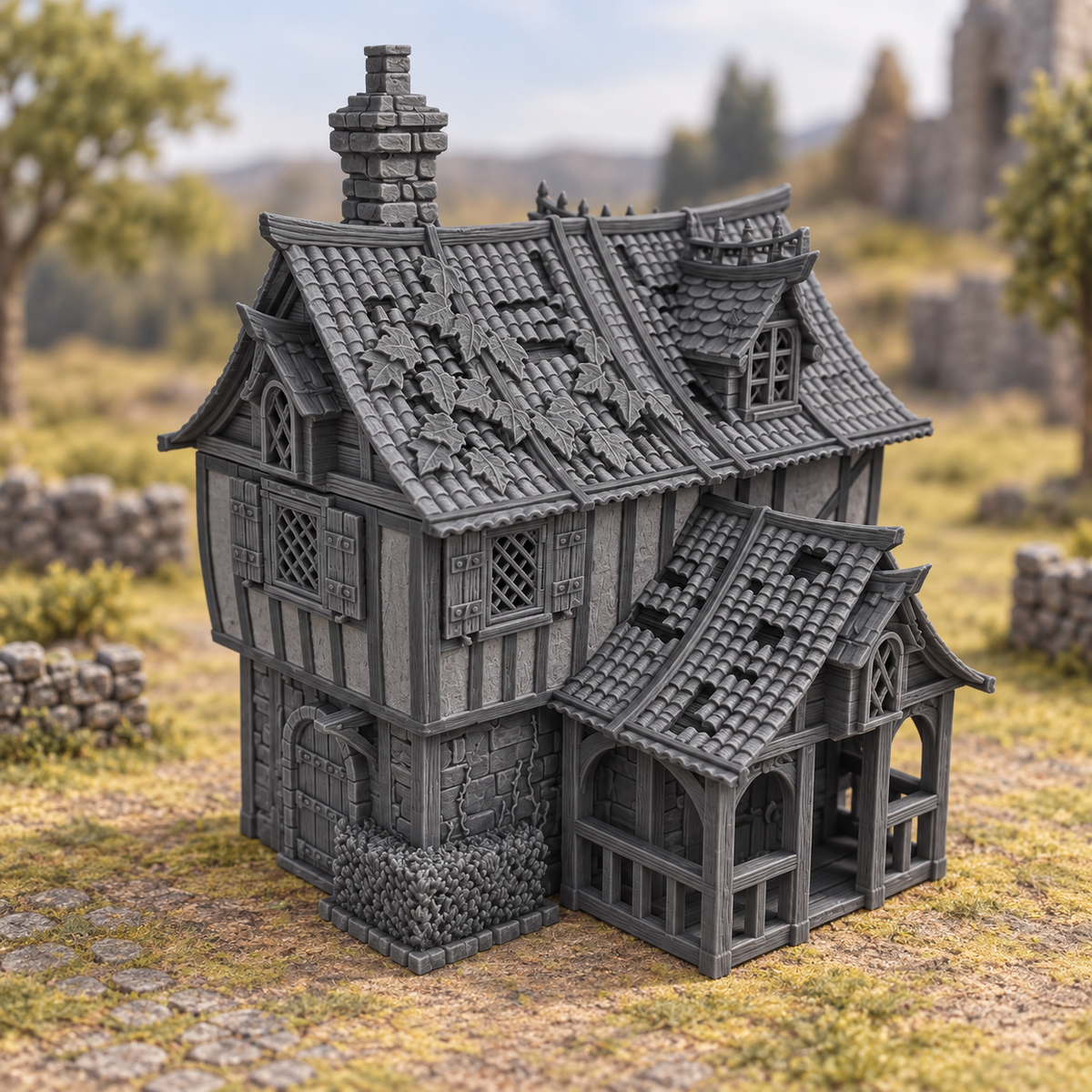 Oakburn House - 28mm DND/Wargame/RPG Terrain