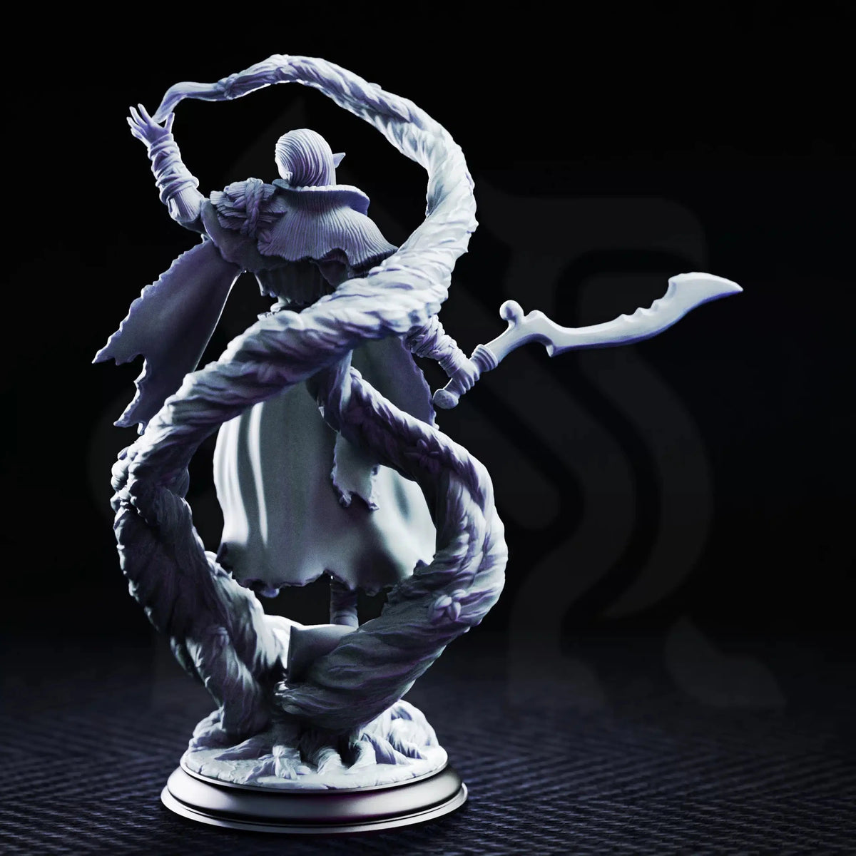 Orathin the Listener – Caretaker of the Swamp - 3D Printed Druid Miniature - Just Re-Roll