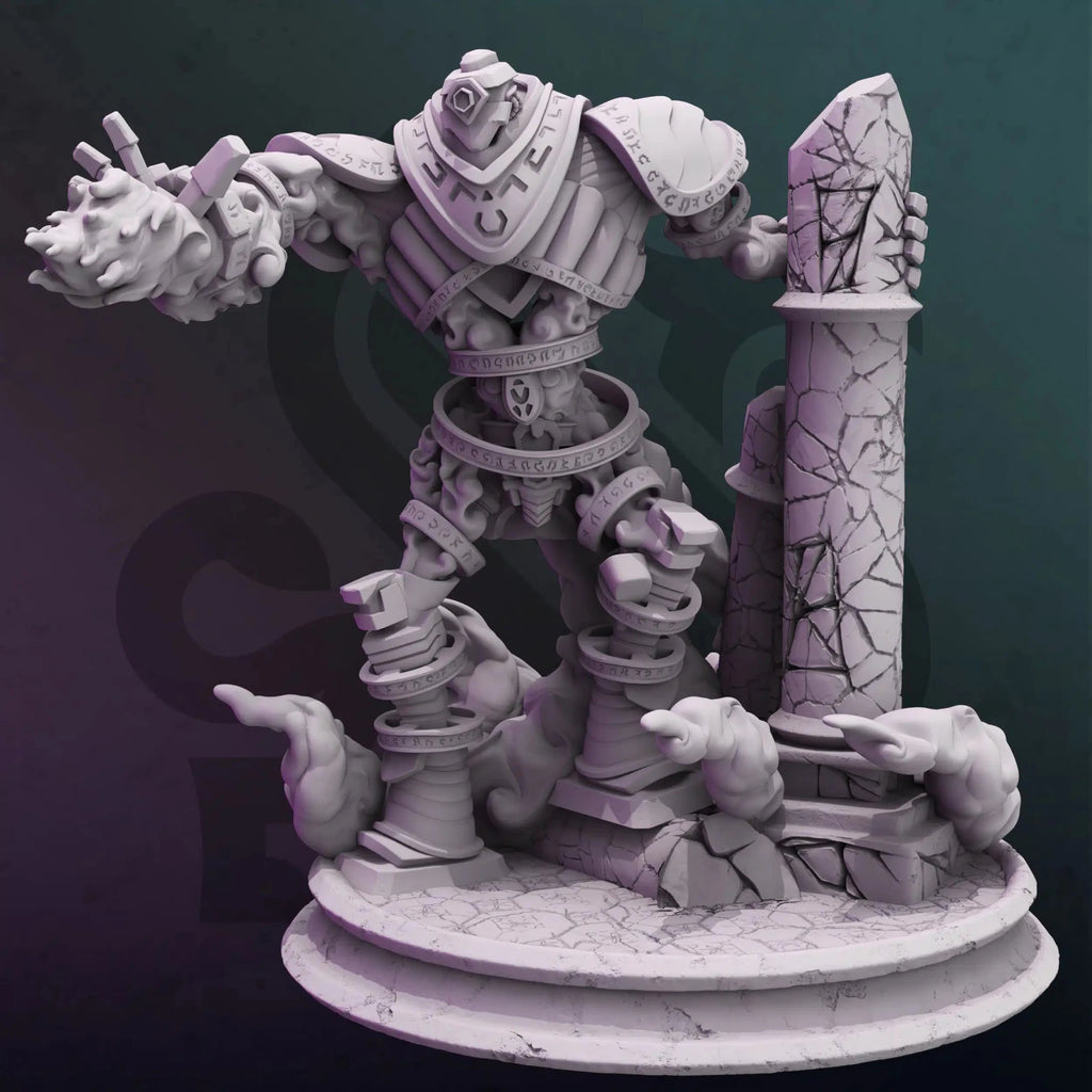 Orodwys – Powered Golem - 3D Monster Miniature - Just Re-Roll