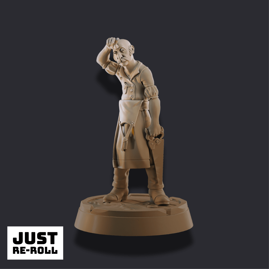 Pirate Ship Doctor – 3D Printed Tabletop Miniature - Just Re - Roll