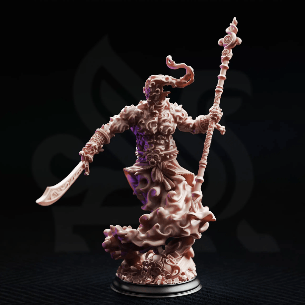 Rabasa Djinni in a Bottle - 3D Printed Monster Miniature - Just Re-Roll