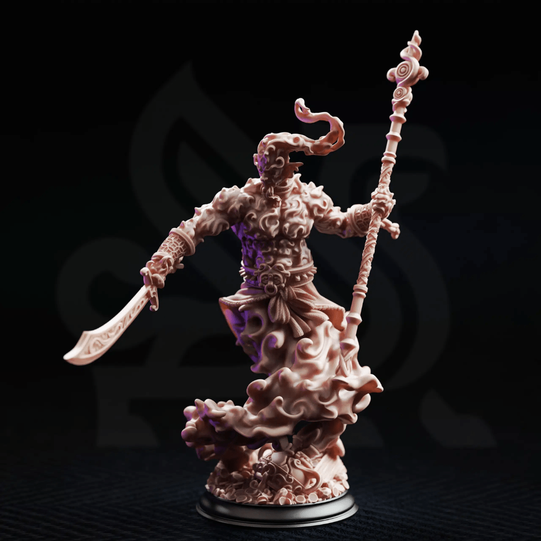 Rabasa Djinni in a Bottle - 3D Printed Monster Miniature - Just Re-Roll