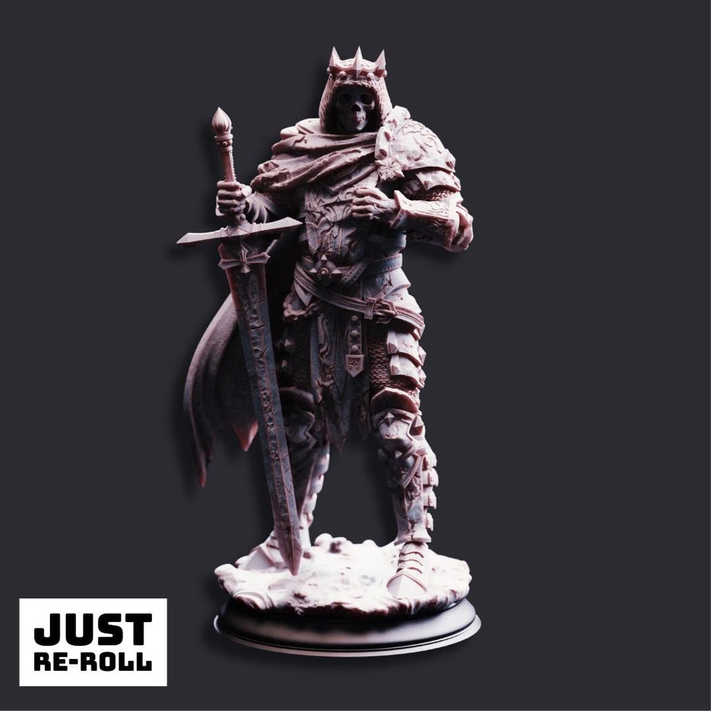 Ridan the Everlasting Ancient Colossal King - 3D Printed Monster Miniature - Just Re - Roll
