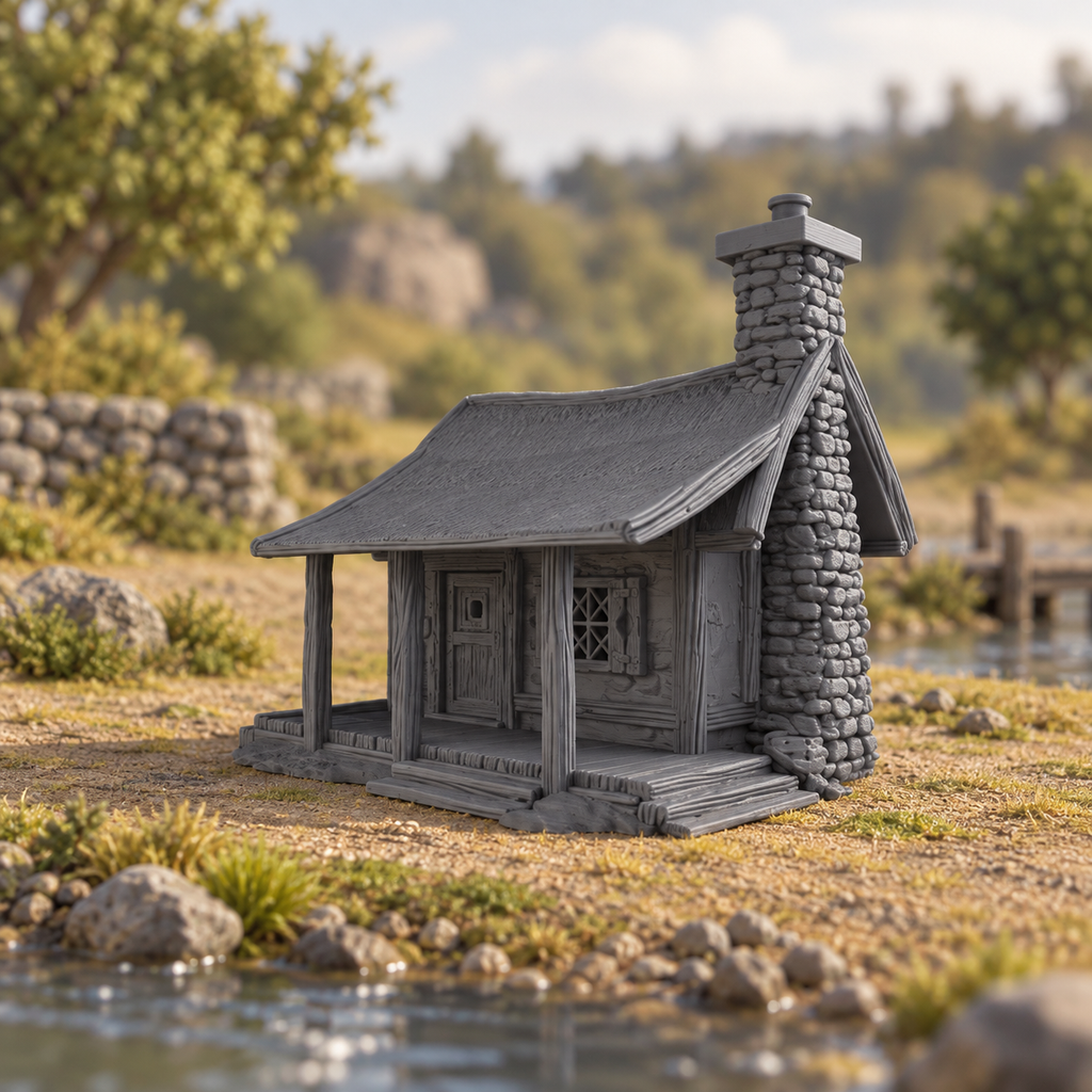 River Ferry 28mm DND Scatter Terrain | Tabletop Wargaming Scenery for Warhammer, Frostgrave & RPG | 3D Printed