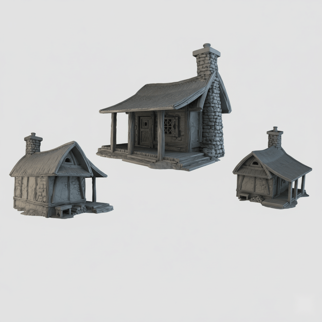 River Ferry 28mm DND Scatter Terrain | Tabletop Wargaming Scenery for Warhammer, Frostgrave & RPG | 3D Printed