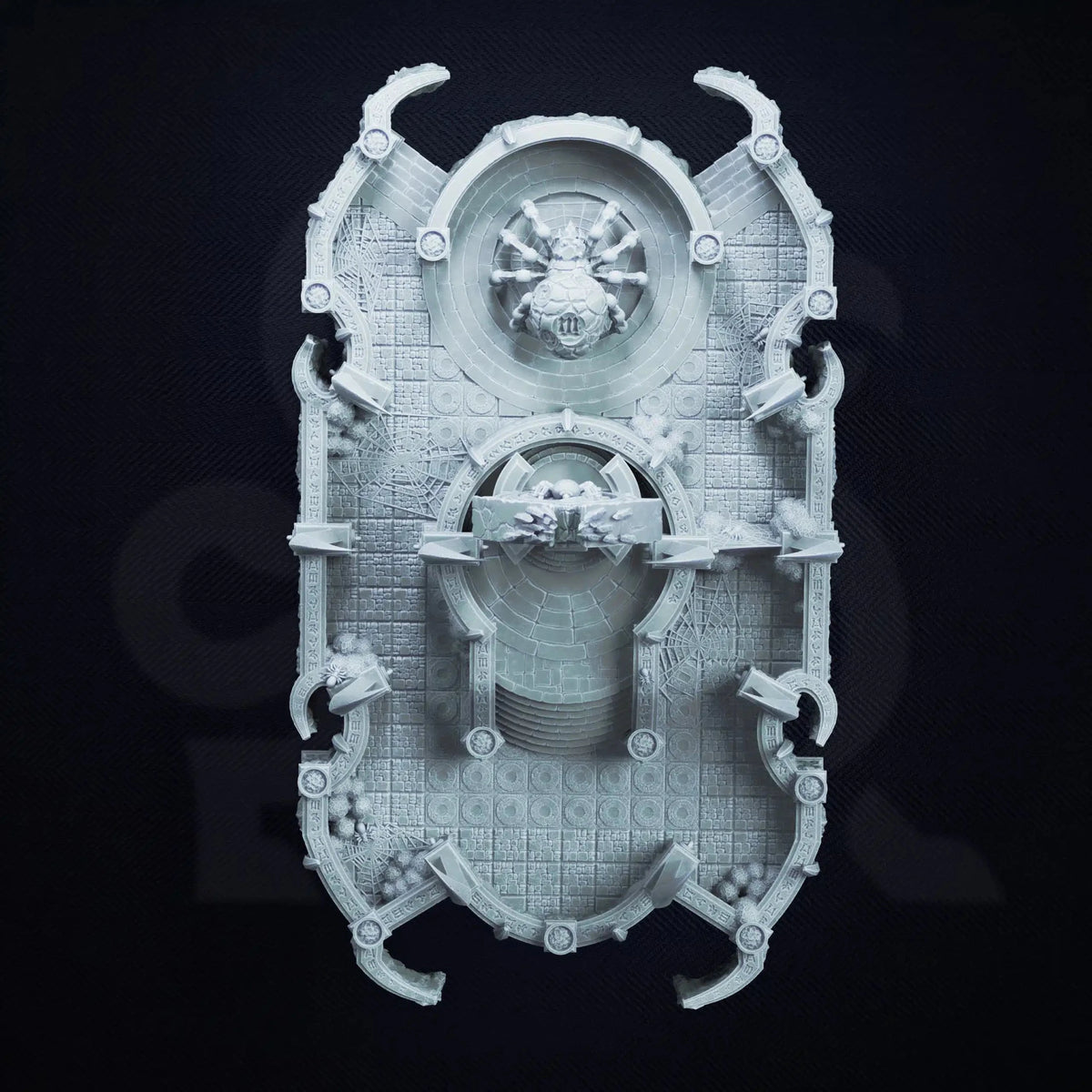 Sanctum of Irinax – Drow Spider Shrine - 3D Printed Terrain Miniature - Just Re-Roll