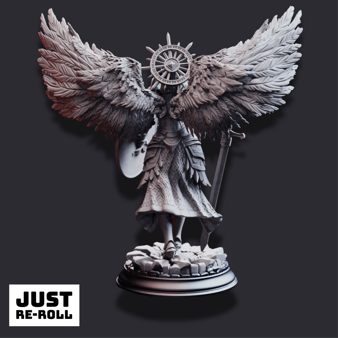 Soleria – The Judge - 3D Printed Paladin Character Miniature - Just Re - Roll