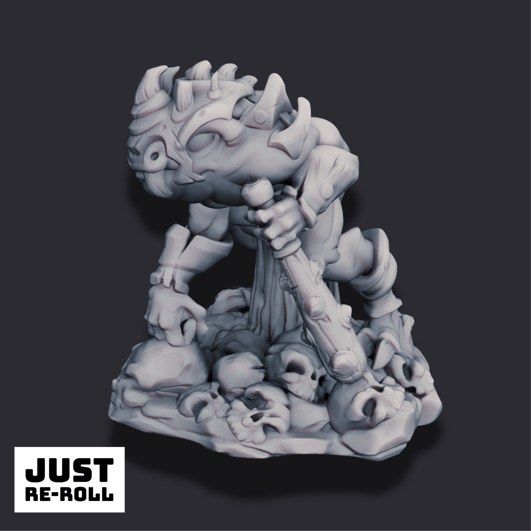 Stalker – 3D Printed Fantasy Miniature - Just Re - Roll