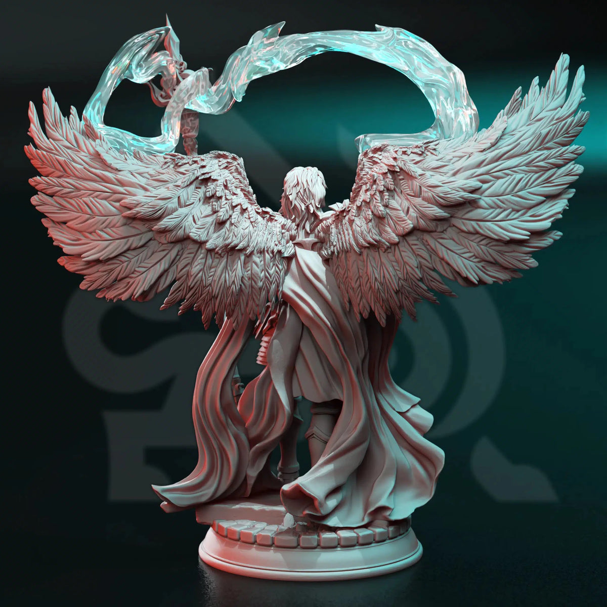 Tharavës – The Wise Warrior - 3D Printed Cleric Miniature - Just Re-Roll